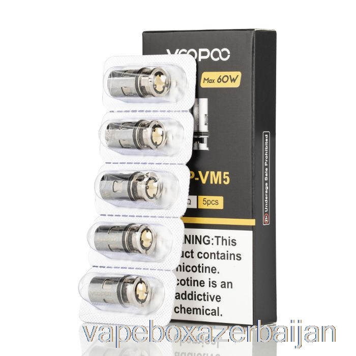 E-Juice Vape VOOPOO PnP Replacement Coils 0.2ohm PnP-VM5 Mesh Coils